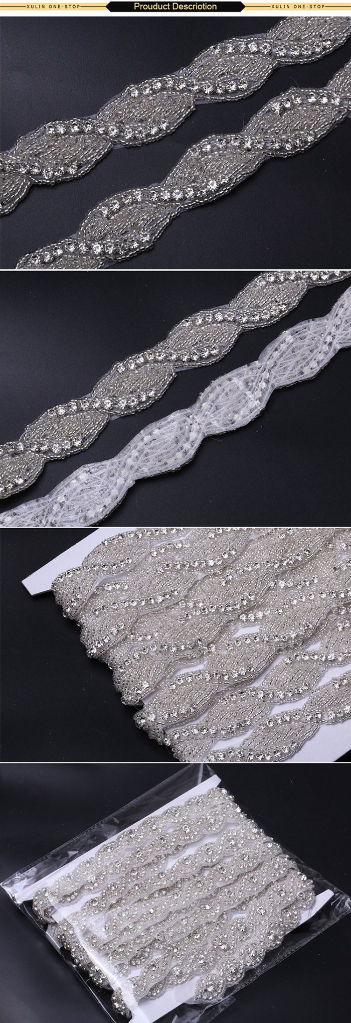 crystal applique rhinestone details