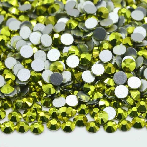 Metallic Color Non Hotfix Glass Rhinestone