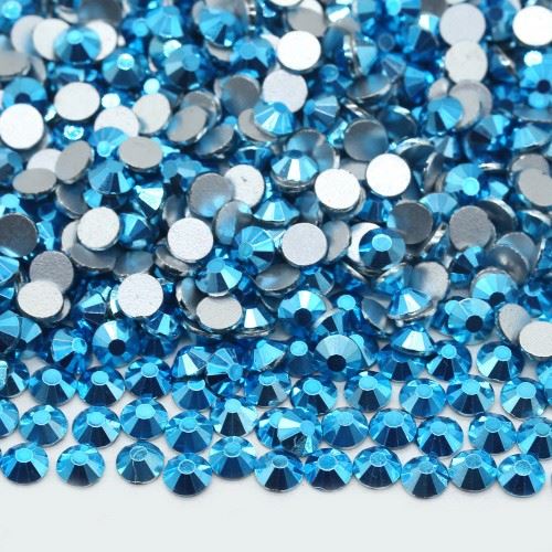 Metallic Color Non Hotfix Glass Rhinestone